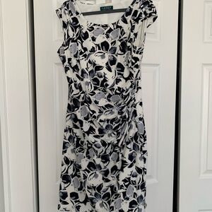 Black and White Floral Dress